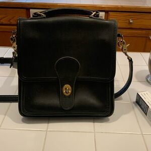 Coach black leather Willis bag pre-owned